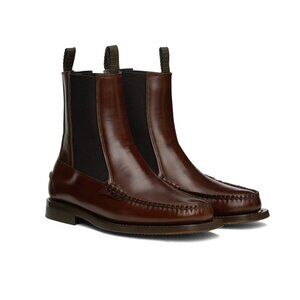 HEREU Tan Alda Chelsea Boots